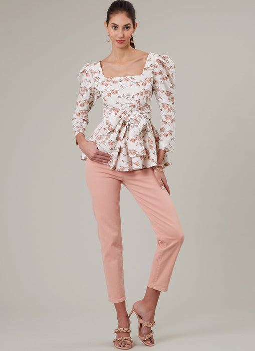 McCall's sewing pattern 8388 Misses' Tops from Jaycotts Sewing Supplies