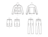 McCall's sewing pattern 8393 Men's Jacket, Shorts and Pants from Jaycotts Sewing Supplies