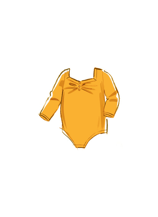 McCall's sewing pattern 8394 Toddlers' Knit Bodysuits and Pants from Jaycotts Sewing Supplies