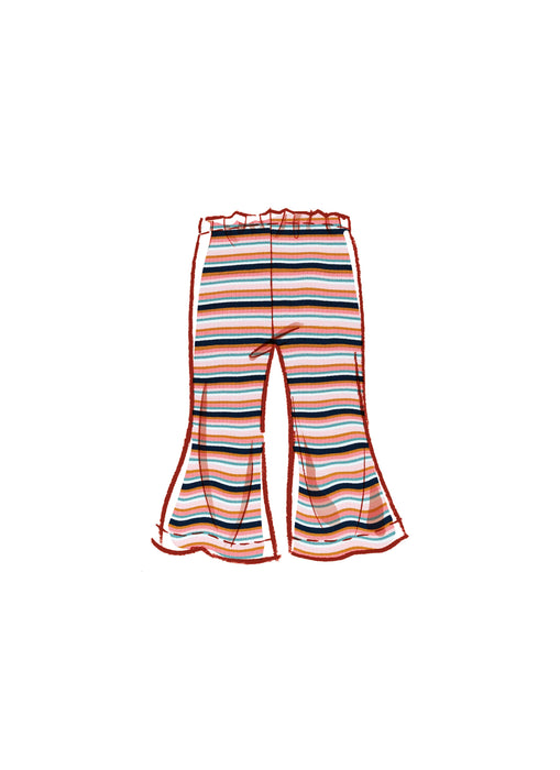 McCall's sewing pattern 8394 Toddlers' Knit Bodysuits and Pants from Jaycotts Sewing Supplies