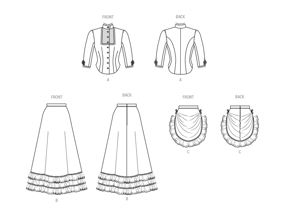 McCall's sewing pattern 8397 Misses' Costumes from Jaycotts Sewing Supplies