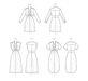 McCall's sewing pattern 8403 Knotted shirt dress from Jaycotts Sewing Supplies