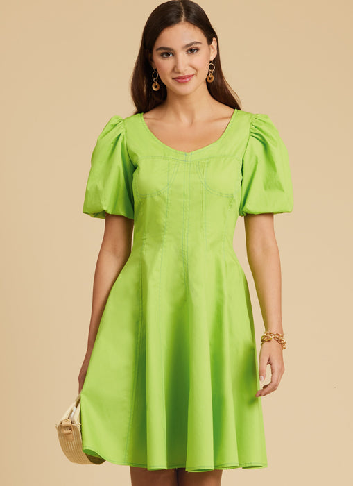 McCall's sewing pattern 8405 Fit and Flare Dress from Jaycotts Sewing Supplies