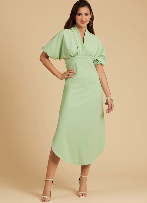 McCall's sewing pattern 8406 Empire Waist Dress from Jaycotts Sewing Supplies
