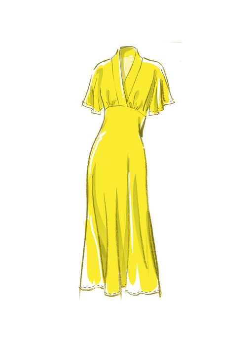 McCall's sewing pattern 8406 Empire Waist Dress from Jaycotts Sewing Supplies