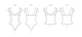 McCall's sewing pattern 8407 Knit Bodysuit and Top by Brandi Joan from Jaycotts Sewing Supplies