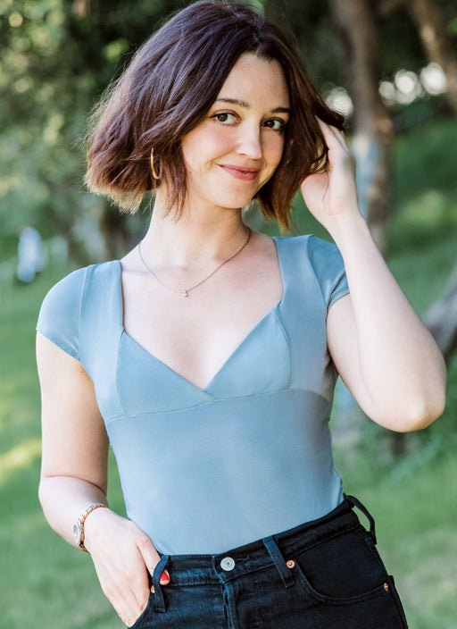 McCall's sewing pattern 8407 Knit Bodysuit and Top by Brandi Joan from Jaycotts Sewing Supplies