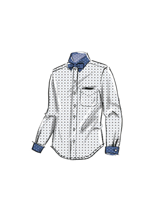 McCall's sewing pattern 8415 Men's Waistcoat, Shirts and Tie from Jaycotts Sewing Supplies