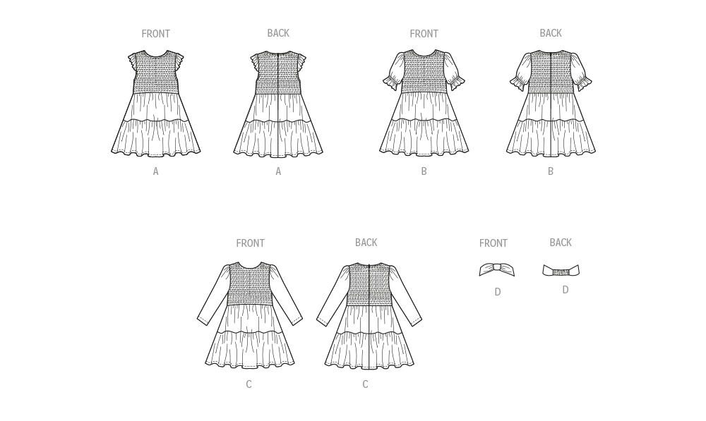McCall's sewing pattern 8417 Children's Dress by Laura Ashley from Jaycotts Sewing Supplies