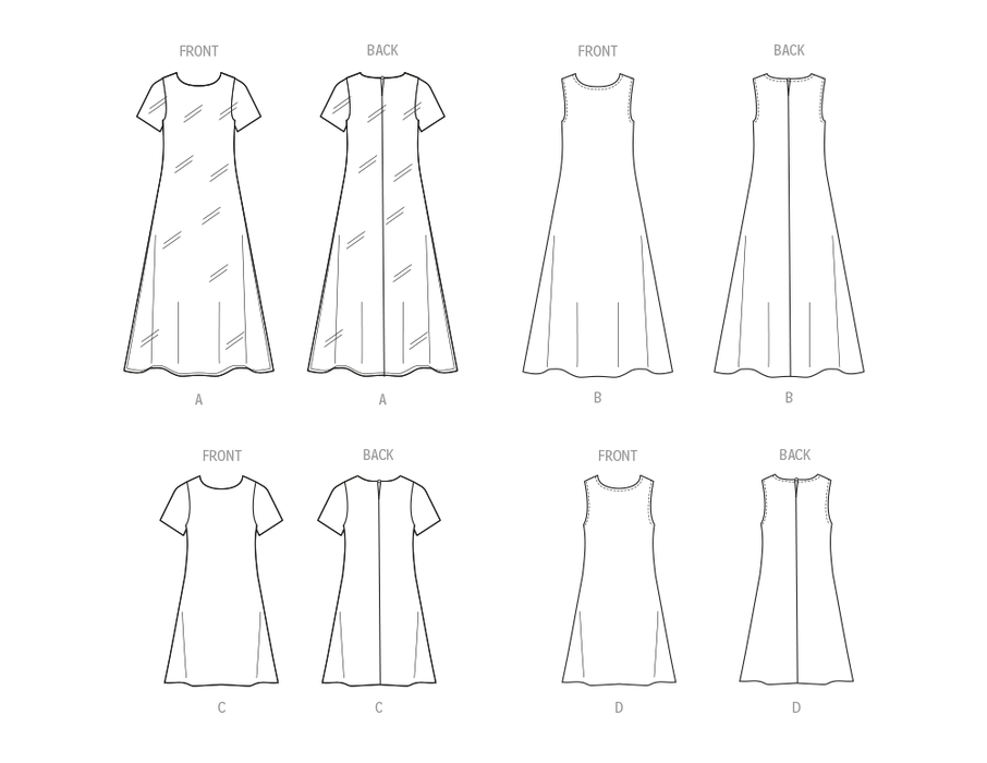 McCall's sewing pattern 8418 Girls' Dress in Two Lengths from Jaycotts Sewing Supplies