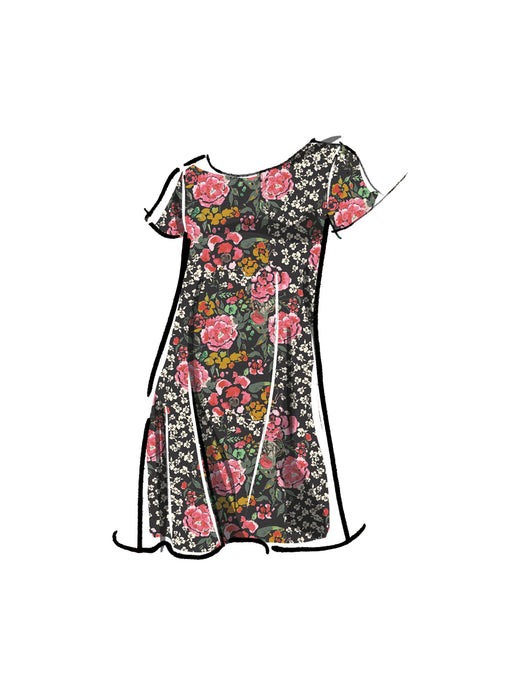 McCall's sewing pattern 8418 Girls' Dress in Two Lengths from Jaycotts Sewing Supplies