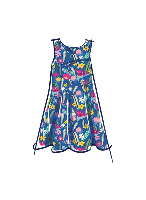 McCall's sewing pattern 8418 Girls' Dress in Two Lengths from Jaycotts Sewing Supplies