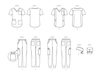 McCall's sewing pattern 8421 Knit Scrub Tops, Pants, Jogger and Cap from Jaycotts Sewing Supplies