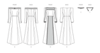 McCall's sewing pattern 8424 Medieval Dress costume from Jaycotts Sewing Supplies
