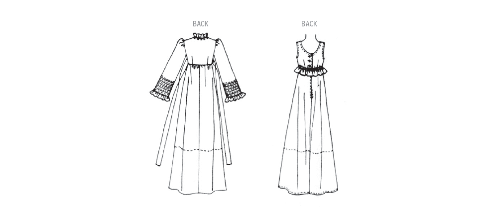 McCall's sewing pattern M8430 Misses' Robe and Nightgown from Jaycotts Sewing Supplies