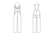 McCall's sewing pattern M8437 Misses Overalls by Brandi Joan from Jaycotts Sewing Supplies