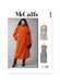 McCall's sewing pattern M8439 Women's Coats and Vest from Jaycotts Sewing Supplies