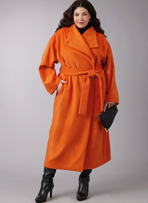 McCall's sewing pattern M8439 Women's Coats and Vest from Jaycotts Sewing Supplies