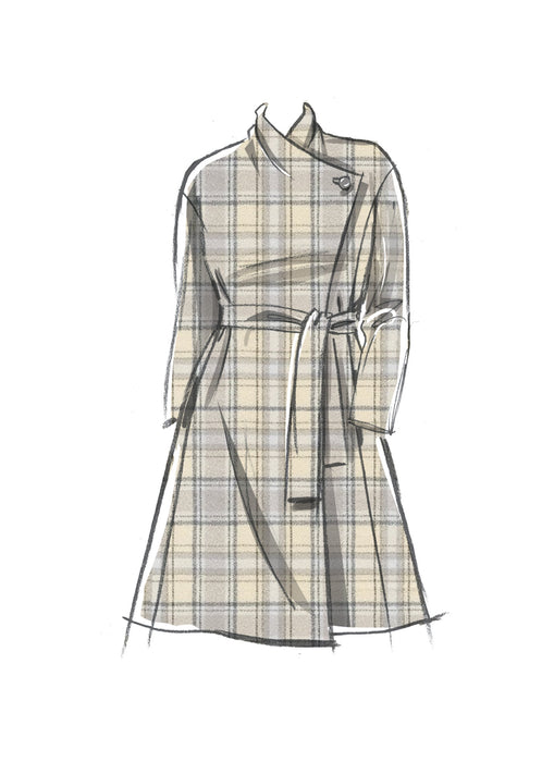 McCall's sewing pattern M8439 Women's Coats and Vest from Jaycotts Sewing Supplies