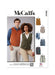 McCall's sewing pattern M8442 Misses' and Men's Lined Vests from Jaycotts Sewing Supplies