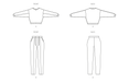 McCall's Sewing Pattern 8447 Knit Top and Pants by Brandi Joan from Jaycotts Sewing Supplies