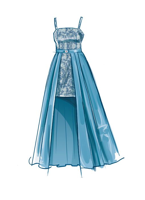 McCall's Sewing Pattern 8450 Dress, Jumpsuit and Overskirt from Jaycotts Sewing Supplies