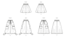 McCall's Sewing Pattern 8452 Skirt In Two Lengths from Jaycotts Sewing Supplies