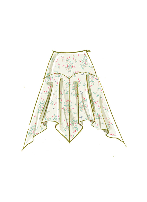McCall's Sewing Pattern 8453 Skirt In Two Lengths from Jaycotts Sewing Supplies