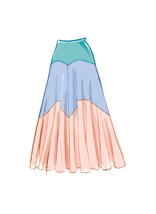 McCall's Sewing Pattern 8453 Skirt In Two Lengths from Jaycotts Sewing Supplies
