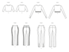 McCall's Sewing Pattern 8455 Crop Top and Leggings from Jaycotts Sewing Supplies