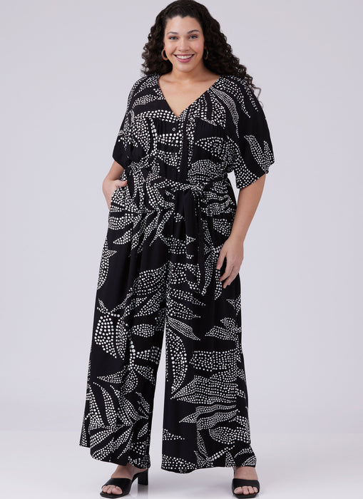 McCall's Sewing Pattern 8457 Loose Fit Jumpsuit and Sash from Jaycotts Sewing Supplies
