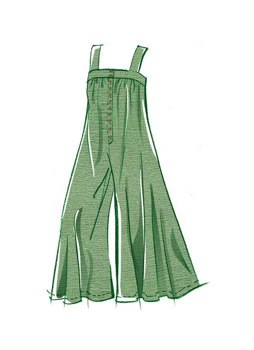 McCall's Sewing Pattern 8457 Loose Fit Jumpsuit and Sash from Jaycotts Sewing Supplies