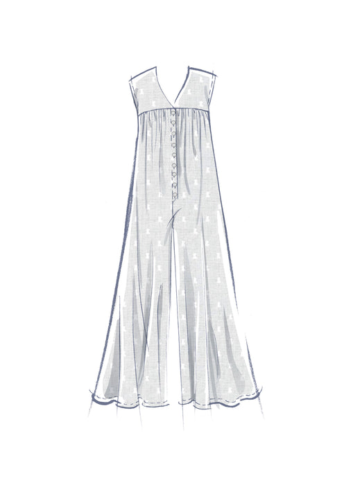 McCall's Sewing Pattern 8457 Loose Fit Jumpsuit and Sash from Jaycotts Sewing Supplies
