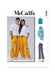 McCall's Sewing Pattern 8458 Unisex Cargo Pants and shorts from Jaycotts Sewing Supplies