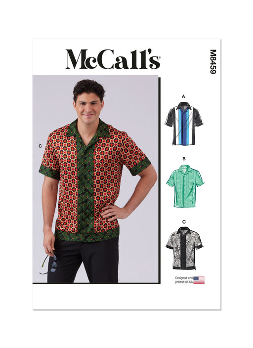 McCall's Sewing Pattern 8459 Men's Shirt from Jaycotts Sewing Supplies