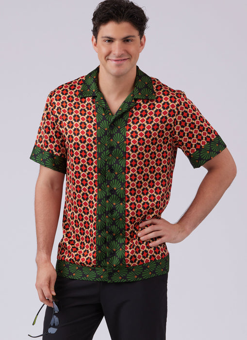 McCall's Sewing Pattern 8459 Men's Shirt from Jaycotts Sewing Supplies