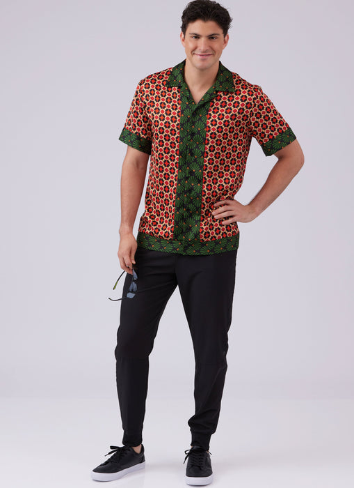 McCall's Sewing Pattern 8459 Men's Shirt from Jaycotts Sewing Supplies