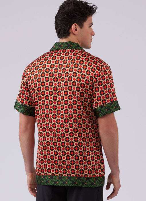 McCall's Sewing Pattern 8459 Men's Shirt from Jaycotts Sewing Supplies