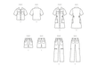 McCall's Pattern 8462 Girls' and Boys' Shirt, Pants, Shorts and Girls' Dress from Jaycotts Sewing Supplies