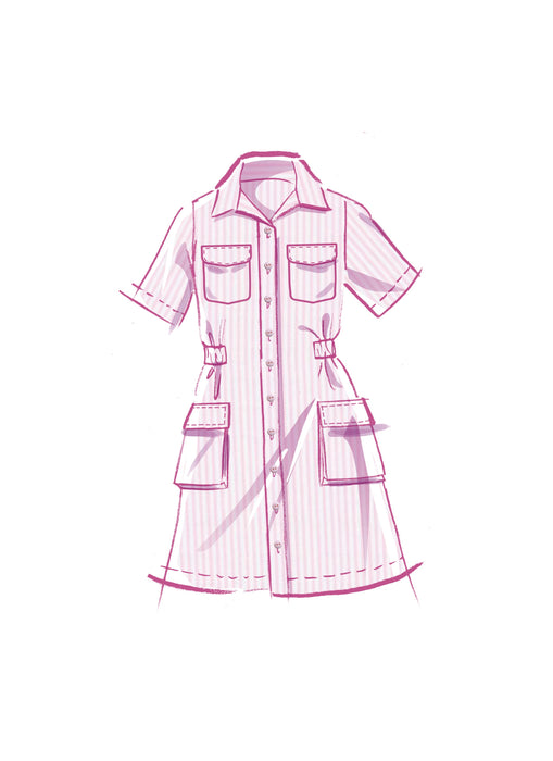 McCall's Pattern 8462 Girls' and Boys' Shirt, Pants, Shorts and Girls' Dress from Jaycotts Sewing Supplies