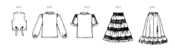McCall's Sewing Pattern 8463 Blouse, Vest, Skirt and Petticoat by Laura Ashley from Jaycotts Sewing Supplies