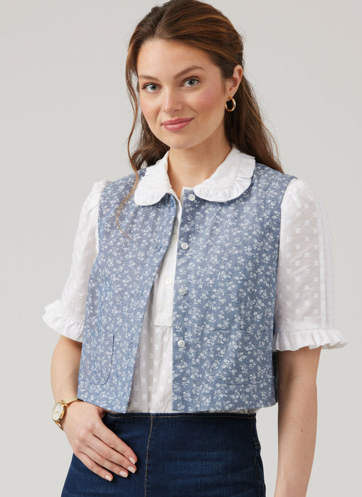 McCall's Sewing Pattern 8463 Blouse, Vest, Skirt and Petticoat by Laura Ashley from Jaycotts Sewing Supplies