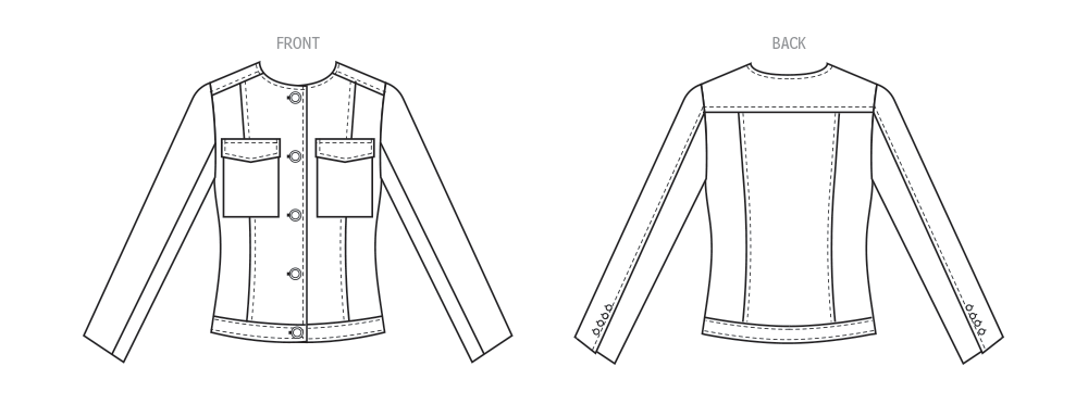 McCall's Sewing Pattern 8474 Misses' Jacket by Melissa Watson from Jaycotts Sewing Supplies