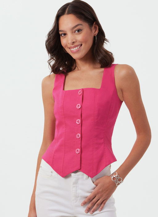 McCall's Sewing Pattern 8478 Misses' Corset Tops from Jaycotts Sewing Supplies