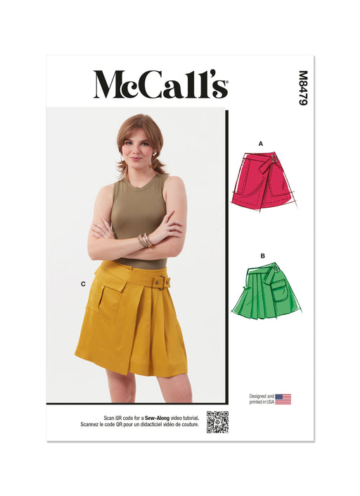 McCall's Sewing Pattern 8479 Misses' Wrap Skirts from Jaycotts Sewing Supplies