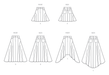 McCall's Sewing Pattern 8480 Misses' Skirt in Three Lengths from Jaycotts Sewing Supplies