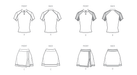 McCall's Sewing Pattern 8481 Misses' Knit Tops and Skorts from Jaycotts Sewing Supplies