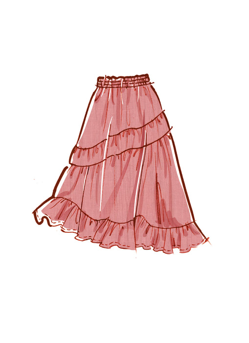 McCall's Sewing Pattern 8482 Misses' Tops and Skirts from Jaycotts Sewing Supplies
