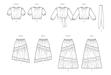 McCall's Sewing Pattern 8482 Misses' Tops and Skirts from Jaycotts Sewing Supplies
