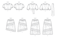 McCall's Sewing Pattern 8483 Women's Tops and Skirts from Jaycotts Sewing Supplies
